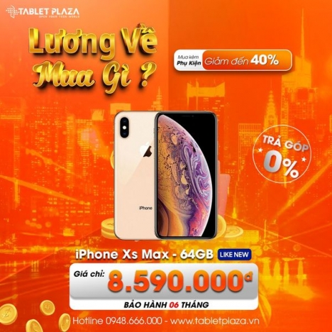 Iphone Xs max giá sốc tại Tablet Plaza
