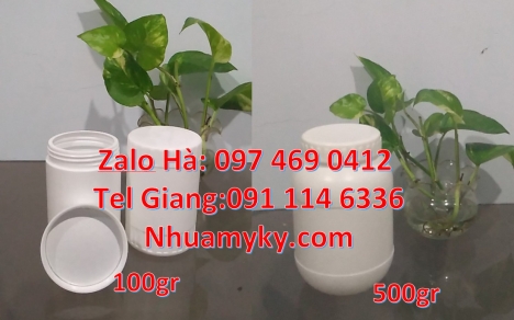 hũ 250 gram đựng xí muội, bán sỉ hũ nhựa 250 gr, hũ nhựa 100 g đựng kem chống nắng Hũ nhựa 100 gram,