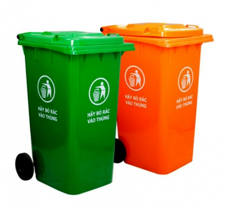 THÙNG RÁC NHỰA 60 LÍT HDPE