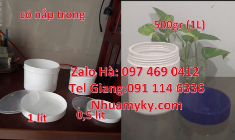 hũ 250 gram đựng xí muội, bán sỉ hũ nhựa 250 gr, hũ nhựa 100 g đựng kem chống nắng Hũ nhựa 100 gram,