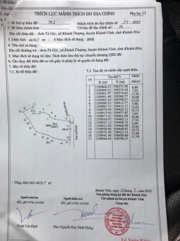 Sở Hữu Ngay Lô Đất Đẹp Vị Trí Đắc Địa Tại Xã Khánh Thượng, Huyện Khánh Vĩnh, Khánh Hòa