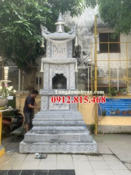 Tổng hợp những mẫu mộ tháp đá khối đẹp nhất hiện nay – Tháp đá khối