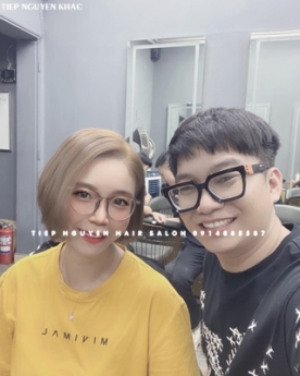 Uốn layer phong cách nhẹ nhàng cho chị em tóc mỏng - Tiệp Nguyễn Hair Salon