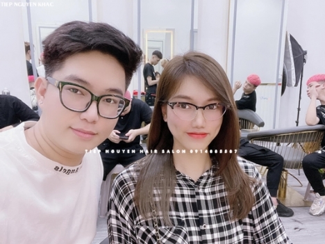 Tóc uốn layer ngang vai. Phù hợp với mọi kiểu dáng - Tiệp Nguyễn Hair Salon