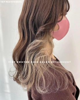 Uốn layer nhuộm light xám khói cá tính. - Tiệp Nguyễn Hair Salon