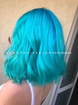 Nhuộm Màu Xanh Ngọc Đẹp Giá Rẻ Hoài Đức - Nam Đỗ Hair Salon
