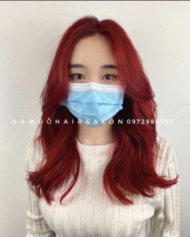 Nhuộm Đỏ Hồng Đẹp Giá Rẻ Hoài Đức - Nam Đỗ Hair Salon