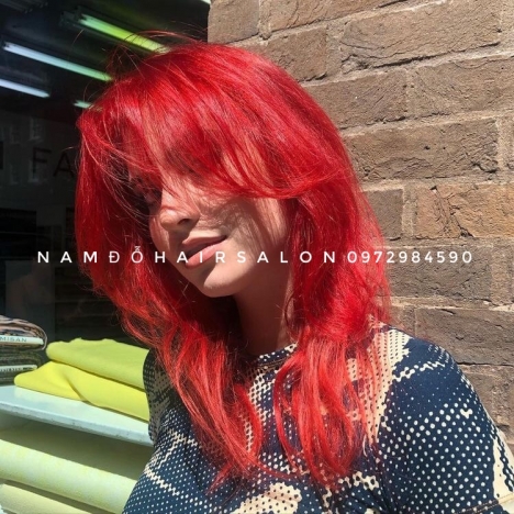 Nhuộm Đỏ Hồng Đẹp Giá Rẻ Hoài Đức - Nam Đỗ Hair Salon