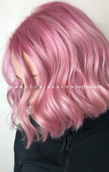 Nhuộm Hồng Cánh Sen Đẹp Giá Rẻ Hoài Đức - Nam Đỗ Hair Salon