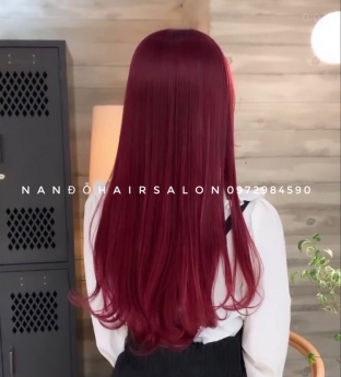 Nhuộm Tím Hồng Đẹp Giá Rẻ Hoài Đức - Nam Đỗ Hair Salon