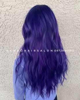 Nhuộm Tím Ánh Bule Đẹp Giá Rẻ Hoài Đức - Nam Đỗ Hair Salon