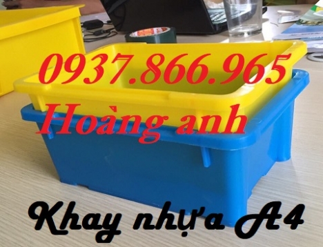 Khay nhựa(KT:235*150*80), sóng nhựa bít, khay nhựa, khay nhựa đựng hàng