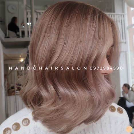 Làm Màu Hồng Trà Sữa Uy Tín Giá Rẻ Hoài Đức - Nam Đỗ Hair Salon