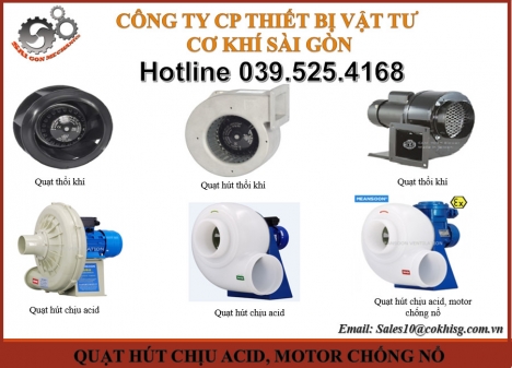 quạt hút thổi khí công nghiệp