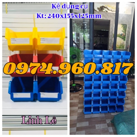 Khay link kiện A6, kệ dụng cụ, kệ đựng ốc vít, thùng nhựa đặc A6