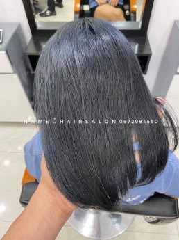 Nhuộm Màu Xanh Đen Ánh Bule Đẹp Giá Rẻ Hoài Đức - Nam Đỗ Hair Salon