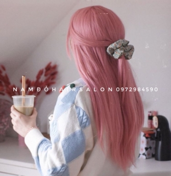 Nhuộm Màu Hồng Địa Chỉ Uy Tín Giá Rẻ Hoài Đức - Nam Đỗ Hair Salon