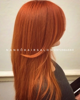 Nhuộm Màu Cam Đẹp Uy Tín Giá Rẻ Hoài Đức - Nam Đỗ Hair Salon