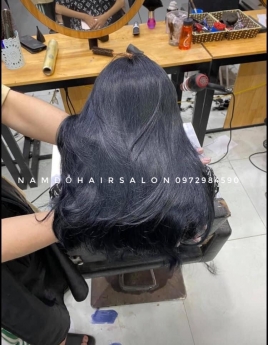 Nhuộm Xanh Đen Ánh Rêu Đẹp Giá Rẻ Hoài Đức - Nam Đỗ Hair Salon