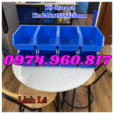 Khay link kiện A6, kệ dụng cụ, kệ đựng ốc vít, thùng nhựa đặc A6