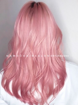 Nhuộm Hồng Cánh Sen Địa Chỉ Uy Tín Giá Rẻ Hoài Đức - Nam Đỗ Hair Salon