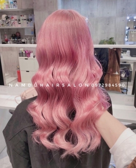 Nhuộm Màu Hồng Địa Chỉ Uy Tín Giá Rẻ Hoài Đức - Nam Đỗ Hair Salon