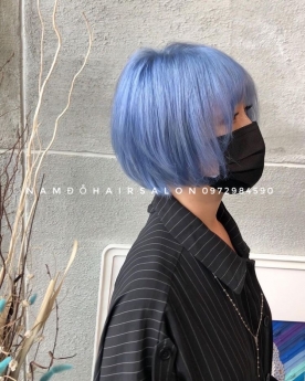 Nhuộm Khói Ánh Xanh Uy Tín Giá Rẻ Hoài Đức - Nam Đỗ Hair Salon
