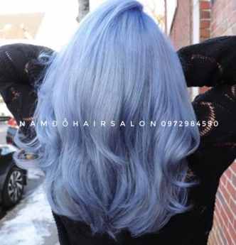 Nhuộm Khói Ánh Xanh Uy Tín Giá Rẻ Hoài Đức - Nam Đỗ Hair Salon