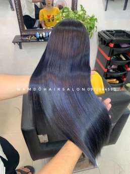Nhuộm Màu Xanh Đen Ánh Bule Đẹp Giá Rẻ Hoài Đức - Nam Đỗ Hair Salon