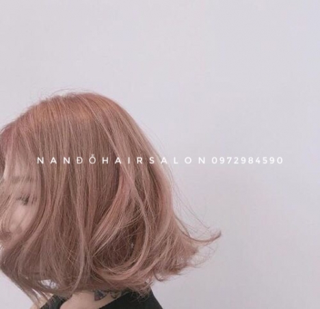 Làm Màu Hồng Trà Sữa Uy Tín Giá Rẻ Hoài Đức - Nam Đỗ Hair Salon