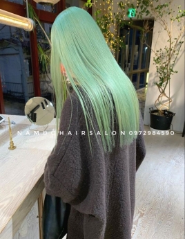 Nhuộm Tóc Màu Xanh Ngọc Đẹp Giá Rẻ Hoài Đức - Nam Đỗ Hair Salon