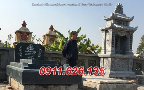^ mẫu mộ đơn giản đá khối đẹp bán tại hòa bình