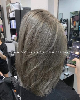 Nhuộm Đỏ Ánh Tím Đẹp Giá Rẻ Hoài Đức - Nam Đỗ Hair Salon