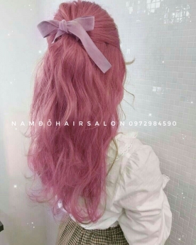 Nhuộm Màu Hồng Địa Chỉ Uy Tín Giá Rẻ Hoài Đức - Nam Đỗ Hair Salon