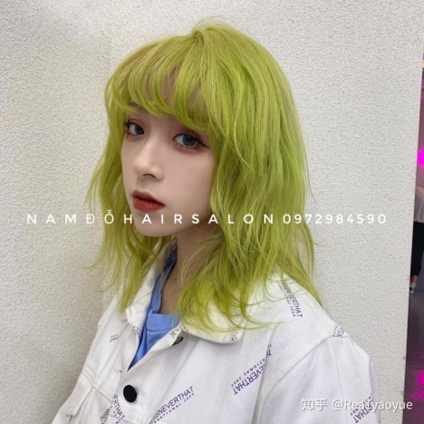 Nhuộm Xanh Lá Mạ Đẹp Giá Rẻ Hoài Đức - Nam Đỗ Hair Salon
