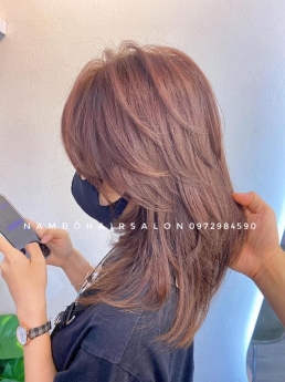 Nhuộm Đồng Đỏ Đẹp Giá Rẻ Hoài Đức - Nam Đỗ Hair Salon