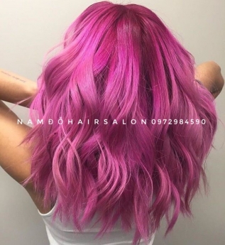 Nhuộm Tín Hồng Đẹp Giá Rẻ Hoài Đức - Nam Đỗ Hair Salon