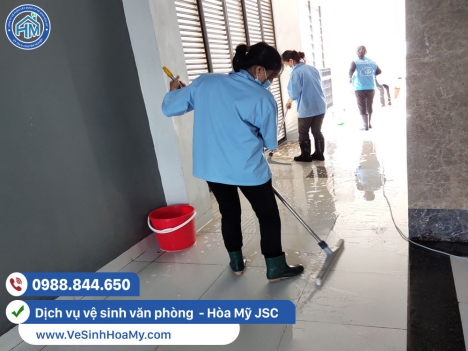 Vệ sinh thiết bị nhà xưởng, vệ ính Hòa Mỹ