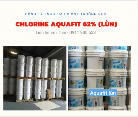 Hóa Chất xử lý nước - Chlorine Aquafit 62%