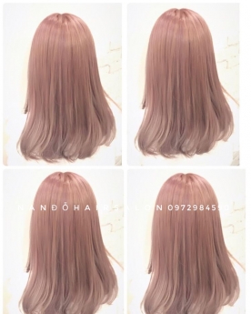 Làm Màu Hồng Trà Sữa Uy Tín Giá Rẻ Hoài Đức - Nam Đỗ Hair Salon