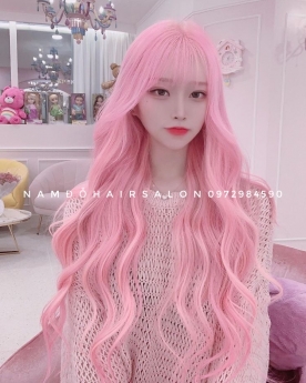 Nhuộm Màu Hồng Phấn Đẹp Giá Rẻ Hoài Đức - Nam Đỗ Hair Salon