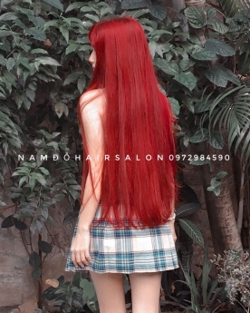 Nhuộm Màu Đỏ Đẹp Giá Rẻ Hoài Đức - Nam Đỗ Hair Salon