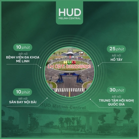 HUD MÊ LINH CENTRAL - KHU ĐÔ THỊ MỚI THANH LÂM  CĐT BẲNG HÀNG TỐT NHẤT