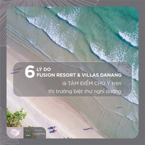 Mở bán biệt thự biển Fusion Villa Đà Nẵng chỉ từ 30 triệu/m2
