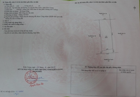 Bán Gấp 8 Lô Đất Vị Trí Đẹp, Giá Đầu Tư Tại Xã Dương Tơ, Phú Quốc, Kiên Giang Lh*909160640