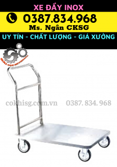 Xe Đẩy Hàng Inox