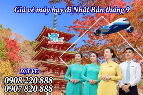 Giá vé máy bay đi Nhật Bản tháng 9