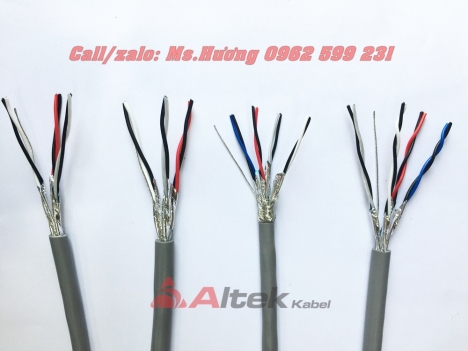 Cáp Tín Hiệu Vặn Xoắn chống nhiễu 2 lớp Altekkabel