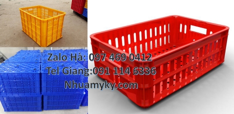 Giỏ đựng trái cây, Rổ nhựa, Sóng Nhựa Công Nghiệp, Sóng Bít, Sóng Hở, Rổ Nhựa Công Nghiệp. Giá Bán t