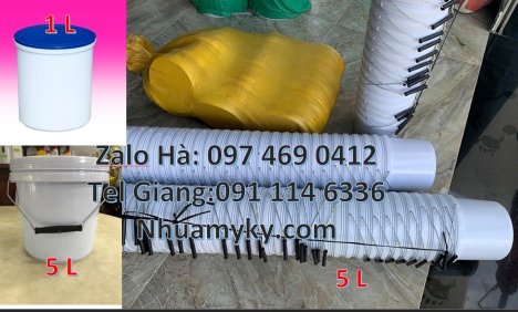 Thùng nhựa vuông, Giá bán Xô nhựa 3.8 lit, thùng nhựa 5 lít, vỏ thùng sơn giá rẻ, thùng sơn 10 lít,